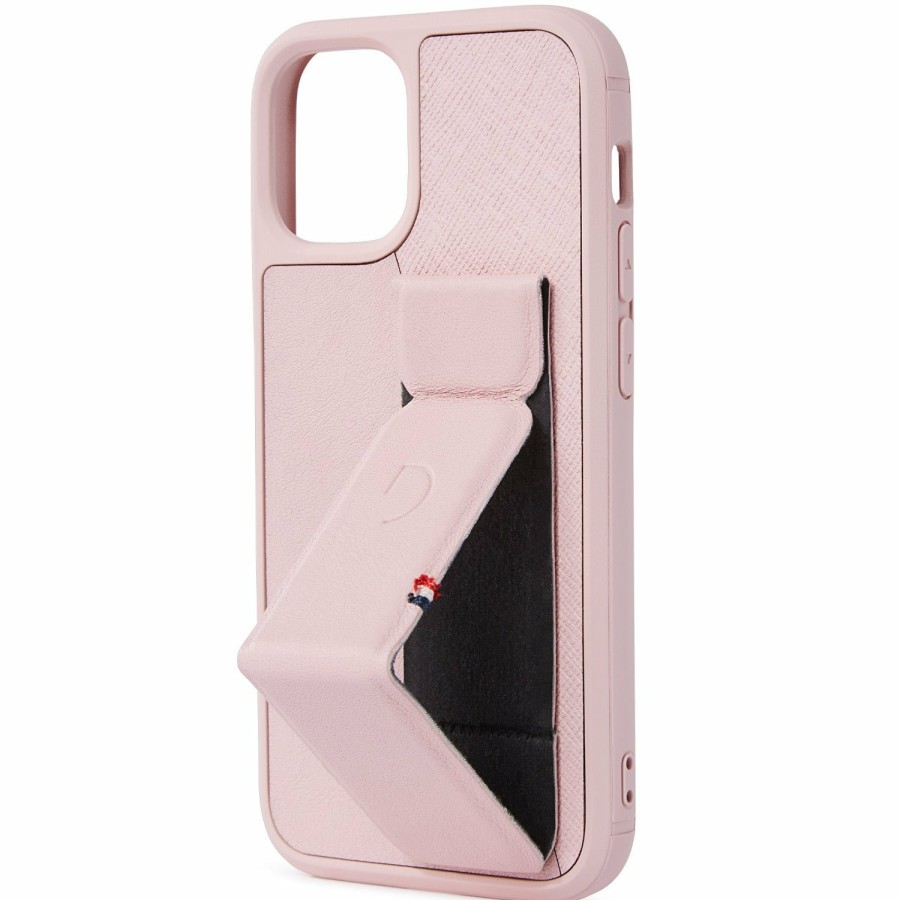 Decoded Iphone 12 Series | Leather Stand Case Split - Silver Pink