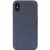 Decoded Other Iphone Series | Leather Back Cover Card Case - Navy