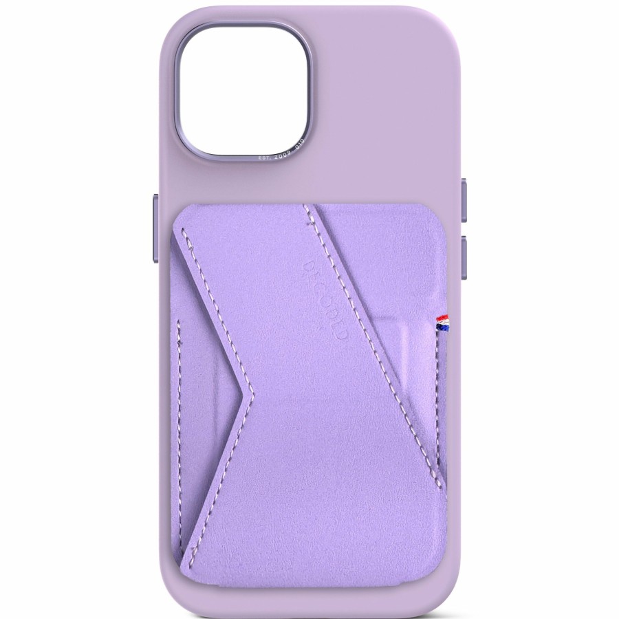 Decoded Card Sleeves | Silicone Magsafe Card Stand Wallet - Digital Lavender