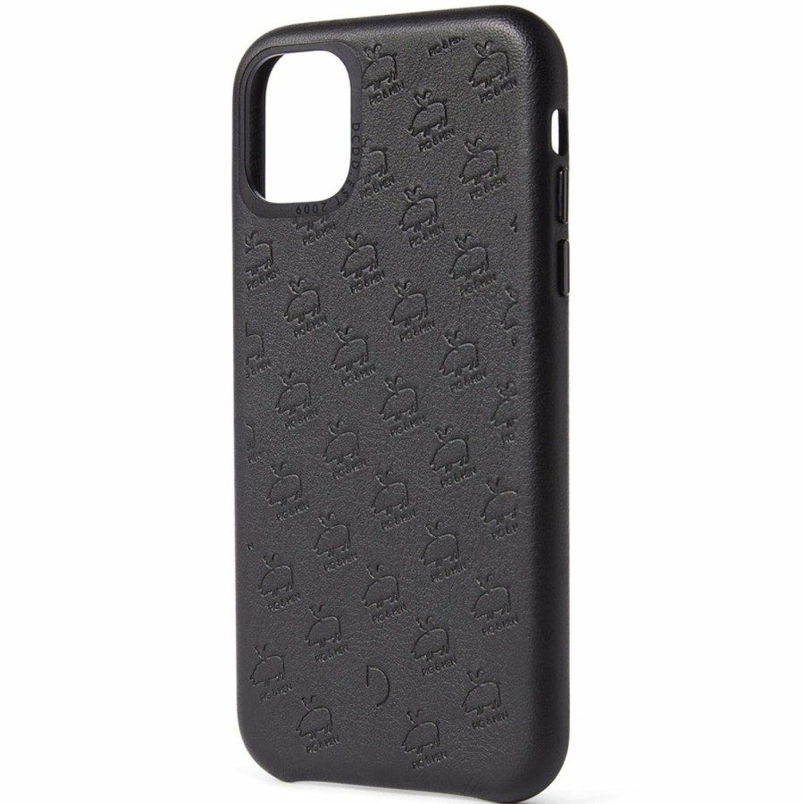 Decoded Iphone 11 Series | Leather Back Cover Pig & Hen - Black