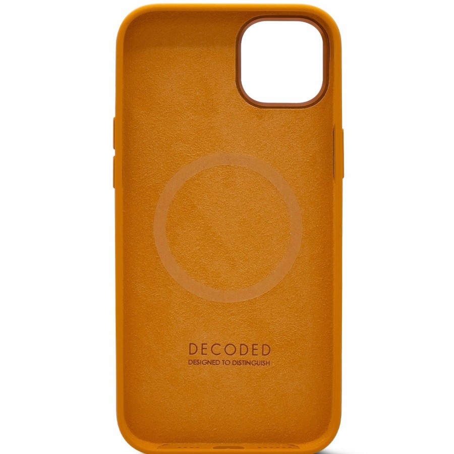 Decoded Iphone 14 Series | Antimicrobial Silicone Back Cover - Apricot