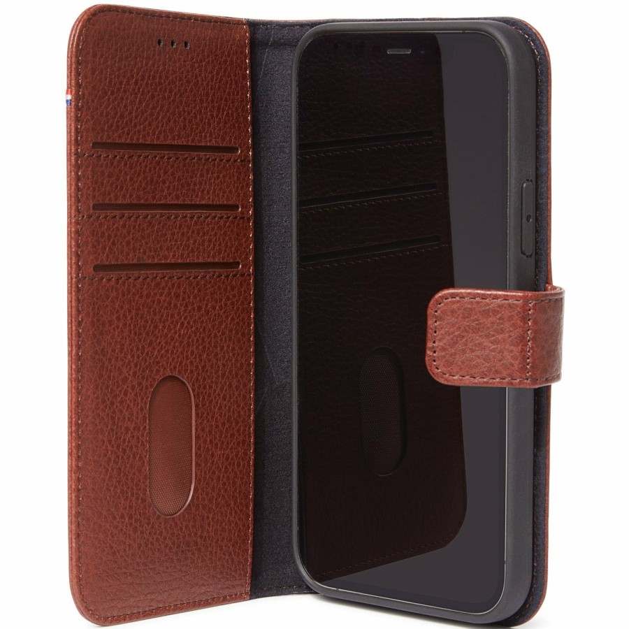 Decoded Iphone 12 Series | Leather Detachable Wallet - Chocolate Brown