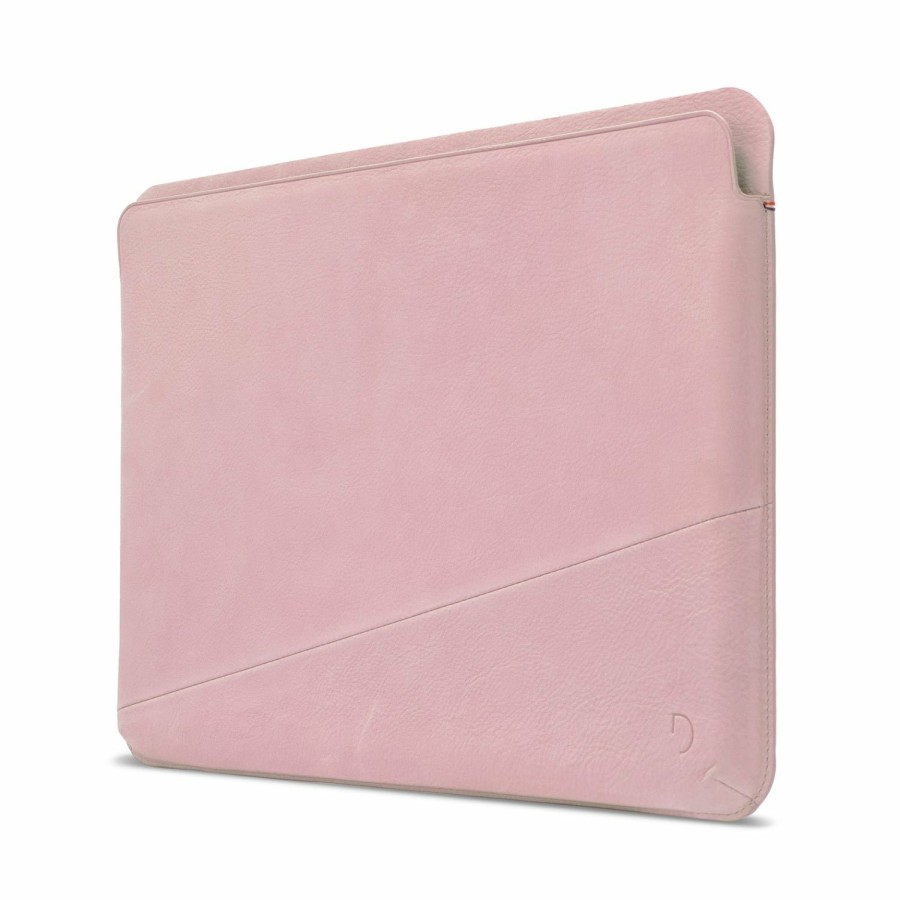 Decoded Macbook 13" | Leather Frame Sleeve - Powder Pink