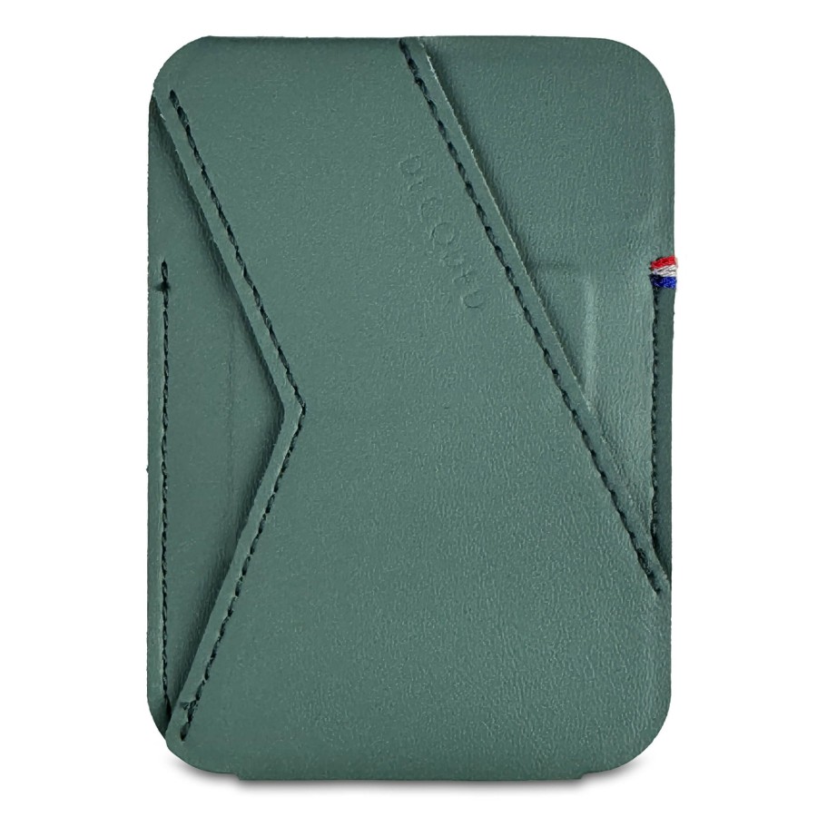 Decoded Card Sleeves | Silicone Magsafe Card Stand Wallet - Sage Leaf