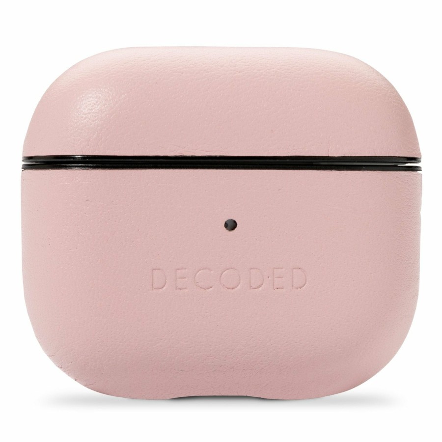 Decoded Airpods | Leather Aircase Lite - Pink