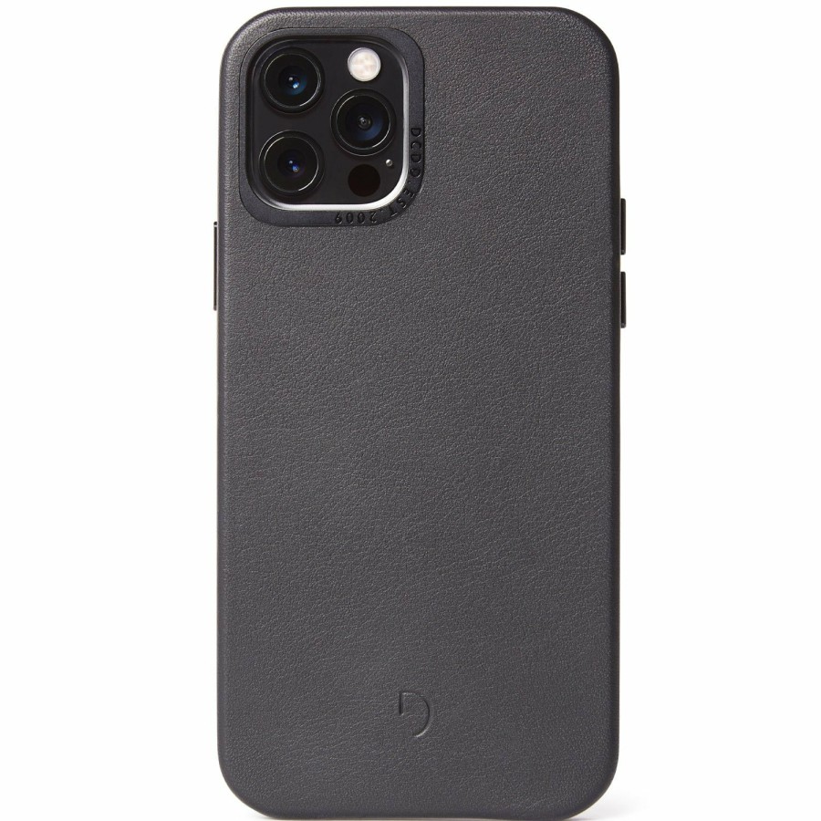 Decoded Iphone 12 Series | Leather Back Cover - Black