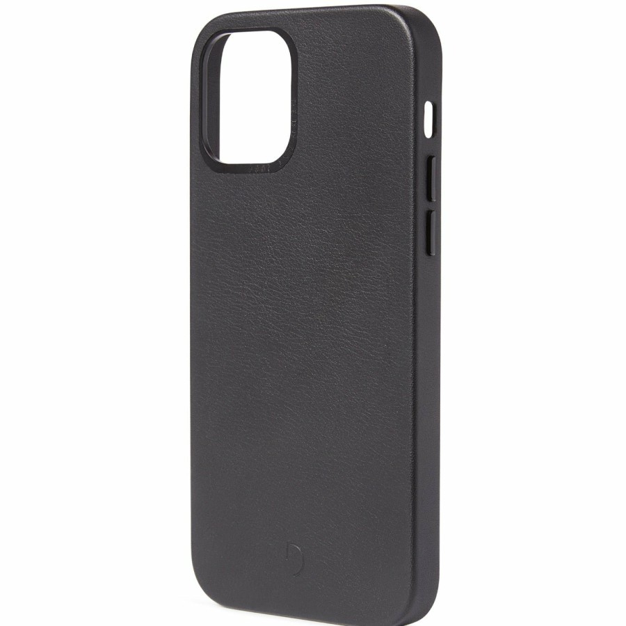 Decoded Iphone 12 Series | Leather Back Cover - Black