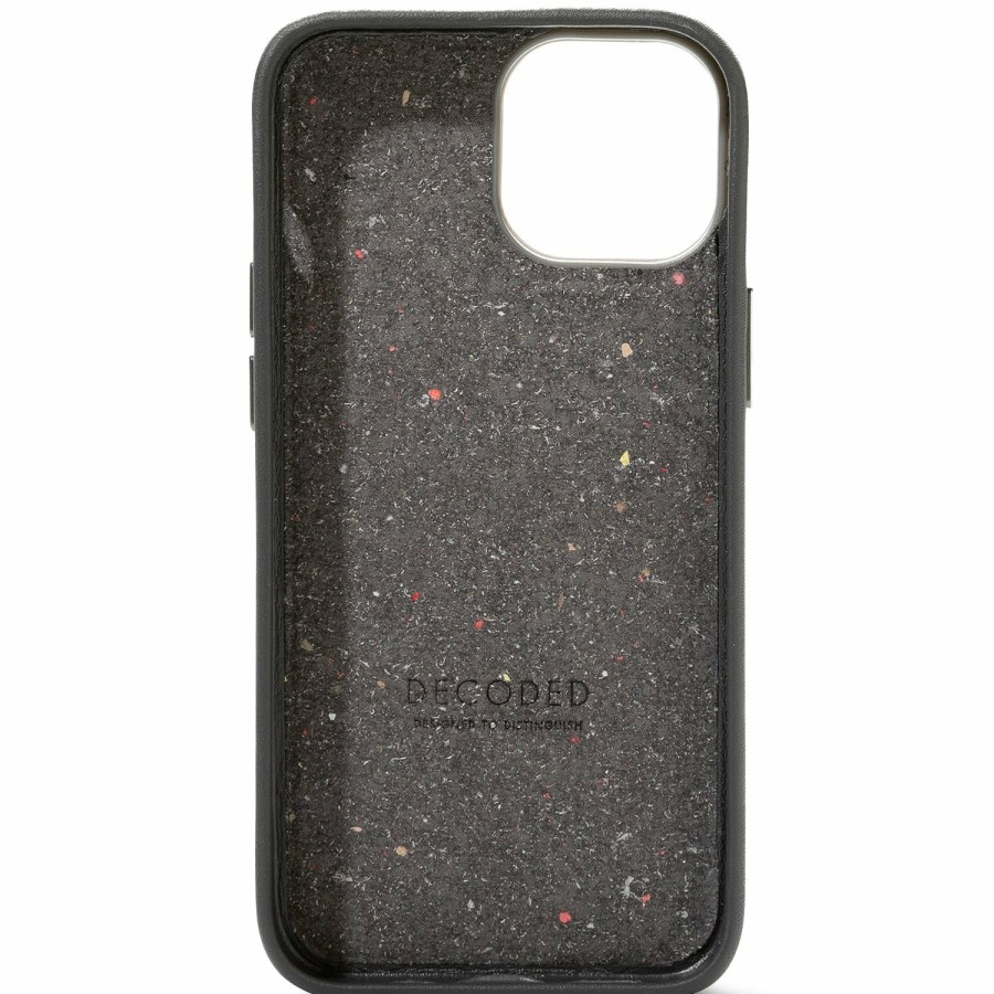 Decoded Iphone 14 Series | Leather Nike Grind Back Cover - Black