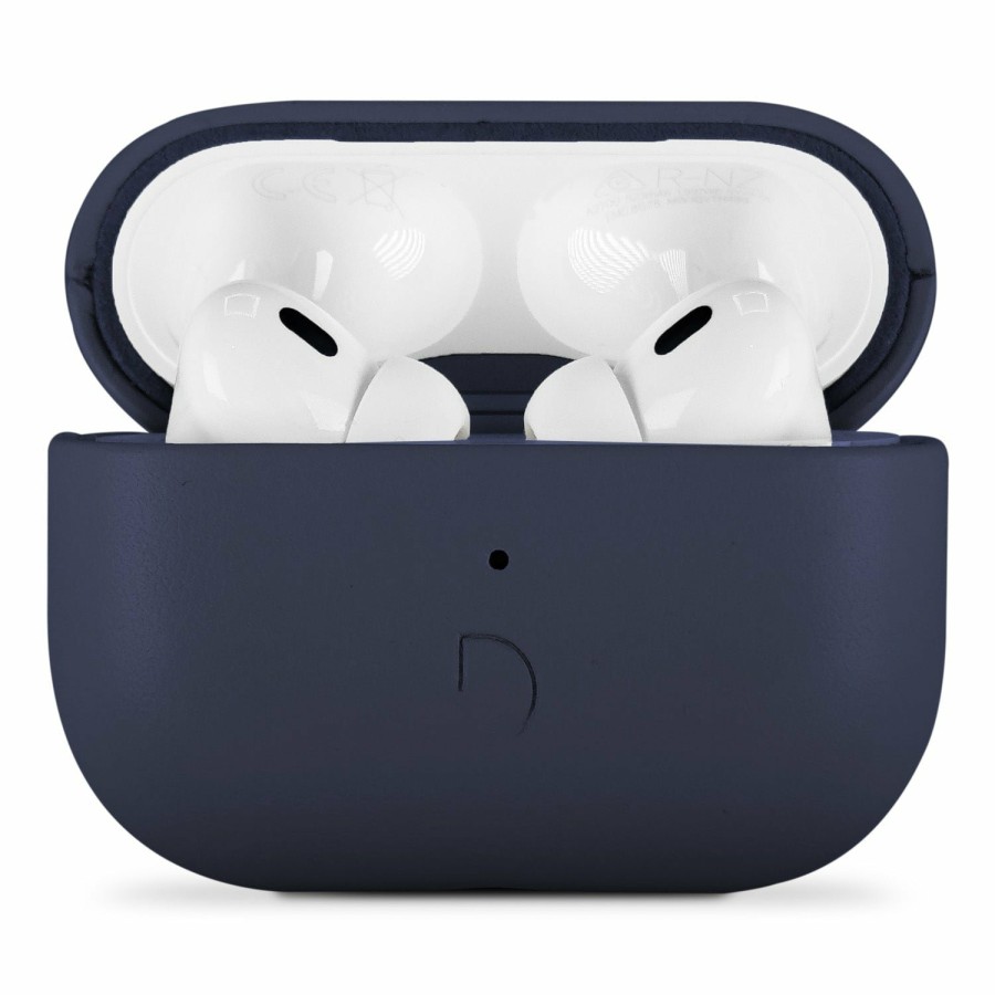 Decoded Airpods Pro | Leather Aircase - Navy