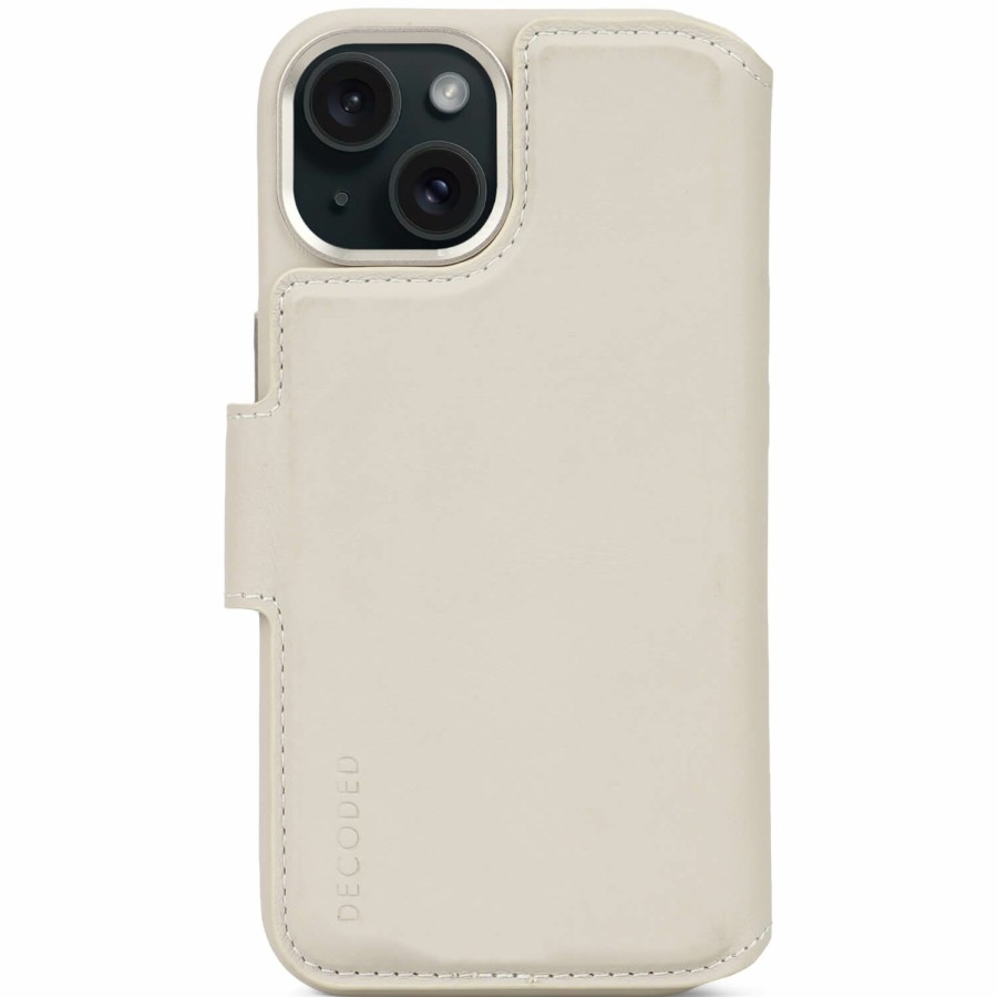 Decoded Iphone 15 Series | Leather Detachable Wallet - Clay