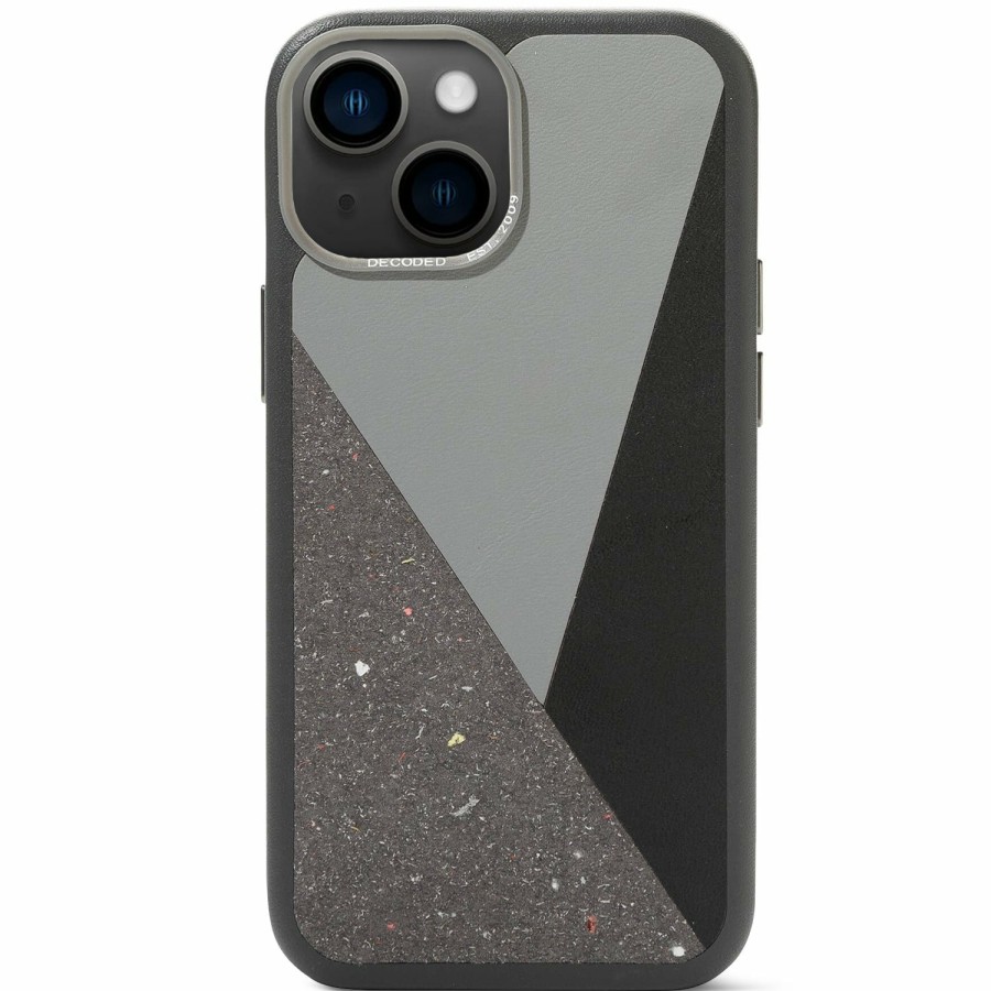 Decoded Iphone 13 Series | Leather Nike Grind Back Cover - Black