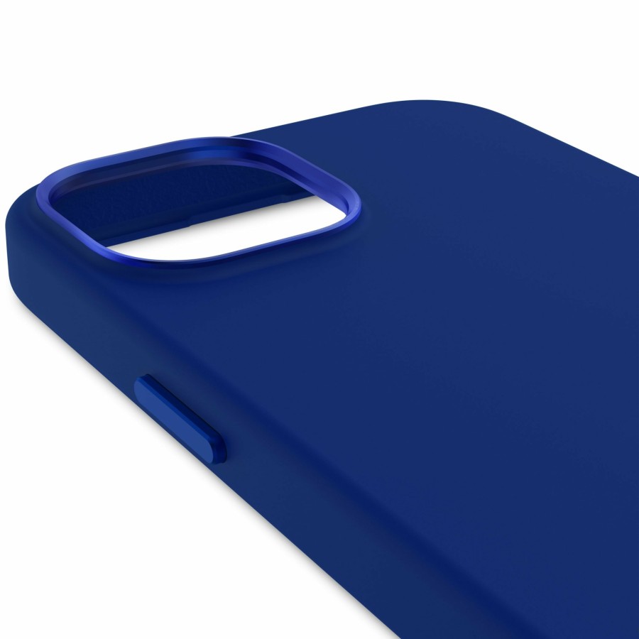 Decoded Iphone 15 Series | Antimicrobial Silicone Back Cover - Galactic Blue