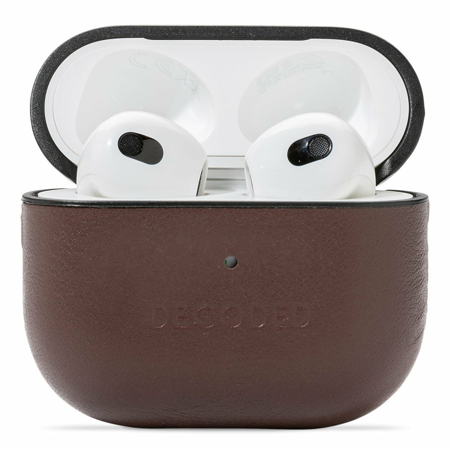 Decoded Airpods | Leather Aircase Lite - Cinnamon Brown