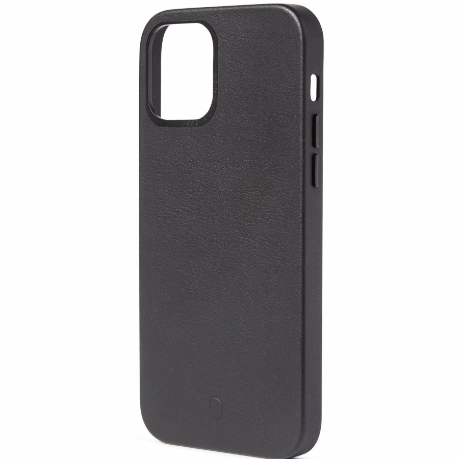 Decoded Iphone 12 Series | Leather Back Cover - Black