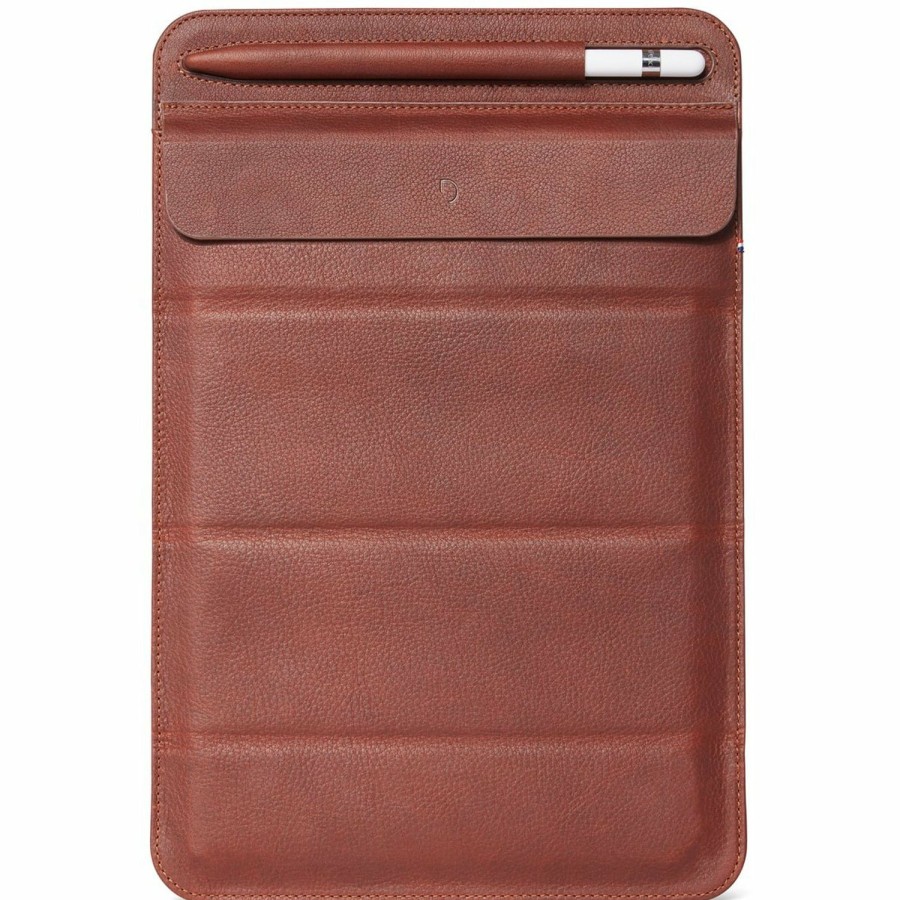 Decoded Ipad | Leather Foldable Sleeve - Oak Brown