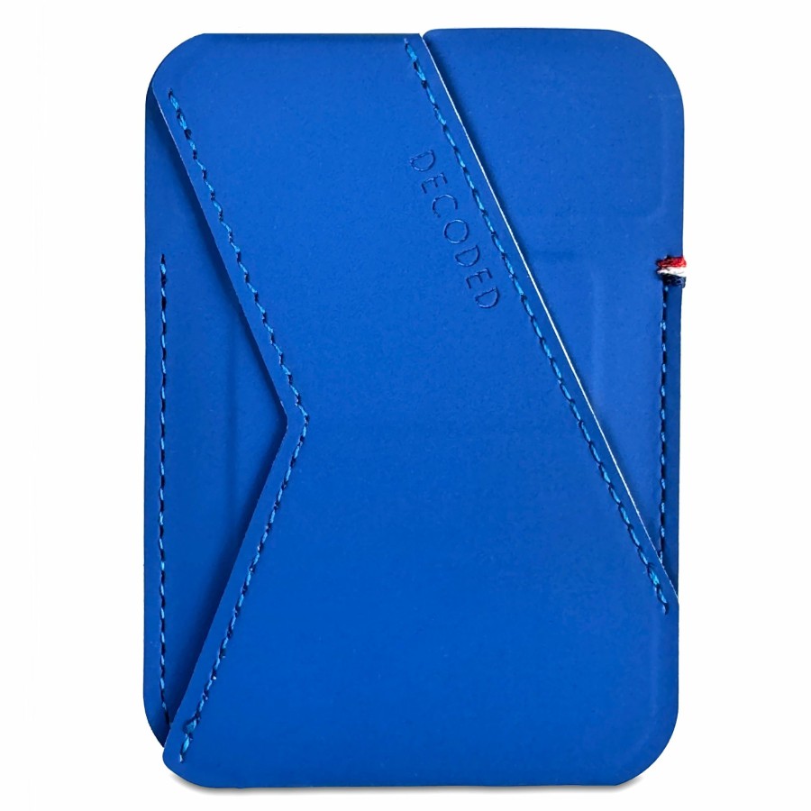 Decoded Card Sleeves | Silicone Magsafe Card Stand Wallet - Galactic Cobalt