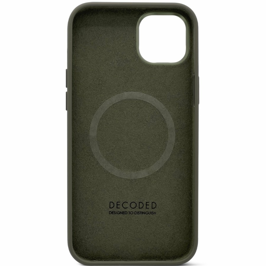 Decoded Iphone 14 Series | Antimicrobial Silicone Back Cover - Olive