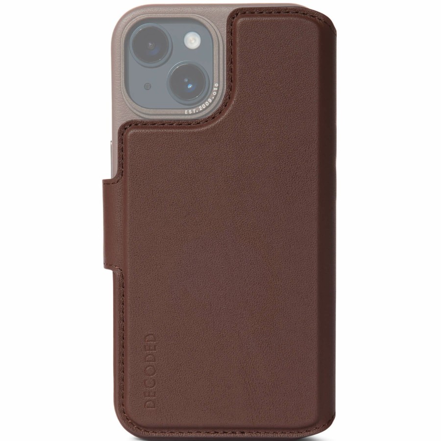 Decoded Iphone 12 Series | Leather Modu Wallet - Chocolate Brown