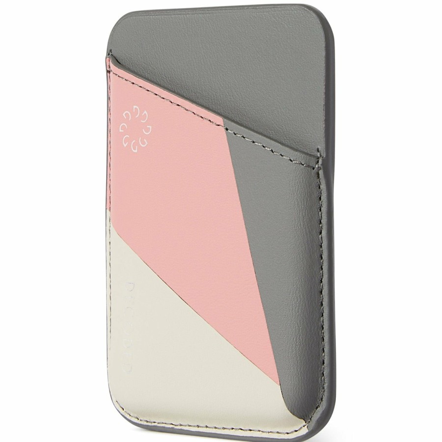 Decoded Card Sleeves | Leather Magsafe Card Sleeve - Mauve