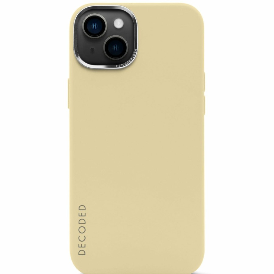 Decoded Iphone 14 Series | Antimicrobial Silicone Back Cover - Sweet Corn