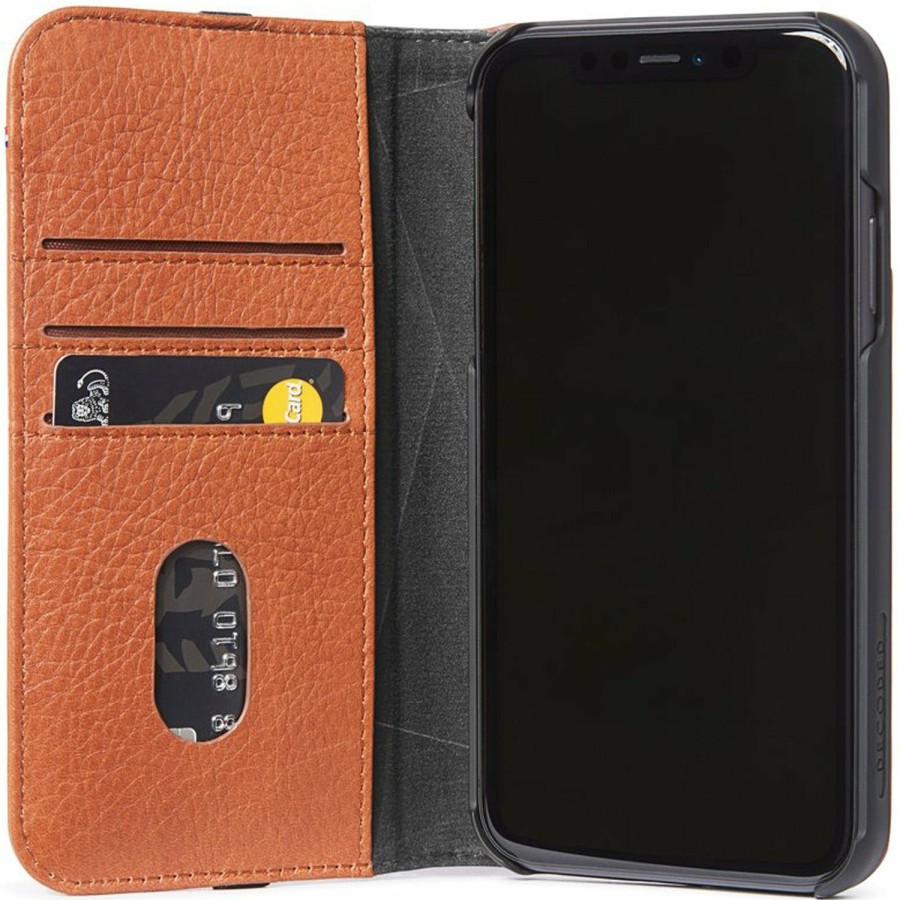 Decoded Iphone 11 Series | Leather Wallet Case - Brown