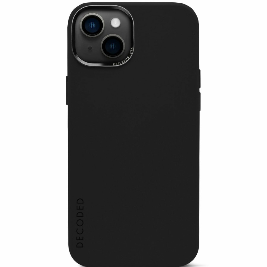 Decoded Iphone 14 Series | Antimicrobial Silicone Back Cover - Charcoal