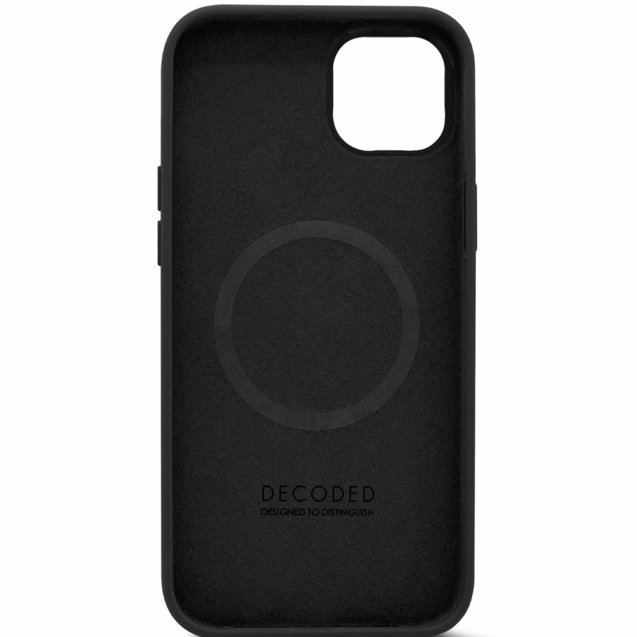 Decoded Iphone 14 Series | Antimicrobial Silicone Back Cover - Charcoal