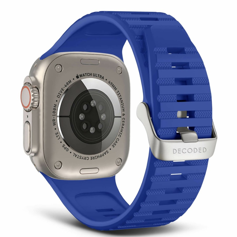 Decoded Silicone | Sport Silicone Ultra Traction Strap - Galactic Cobalt