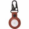 Decoded Airtag Dogclips | Leather Airtag Dogclip - Brown