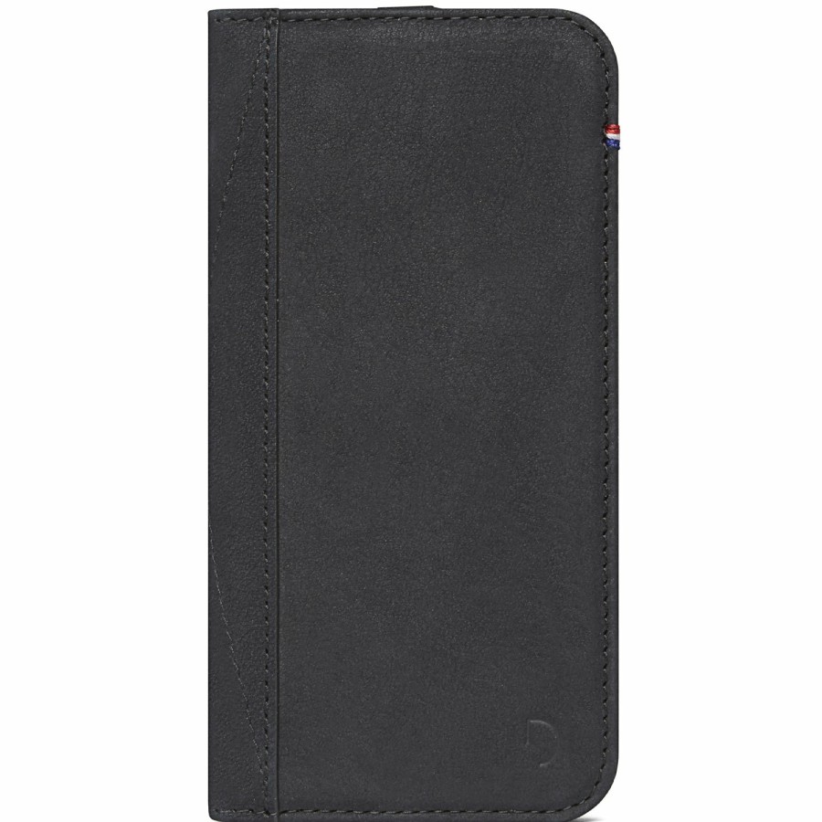 Decoded Iphone Se | Leather Wallet Case - Black