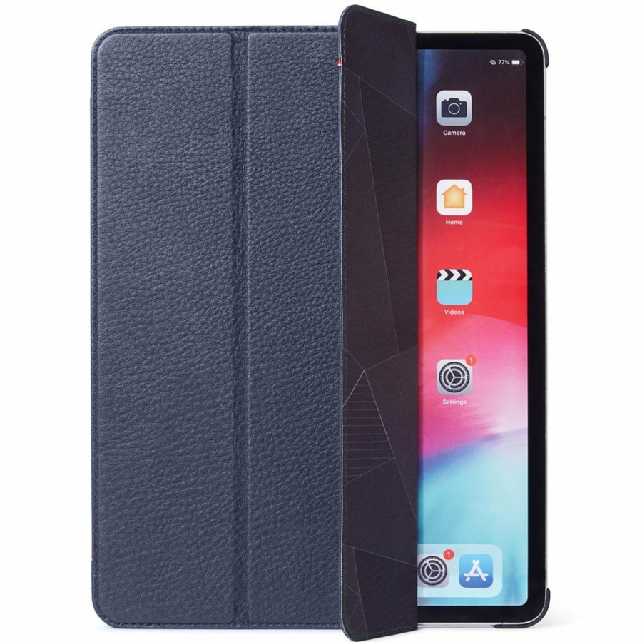 Decoded Ipad Pro | Leather Slim Cover - Matt Navy