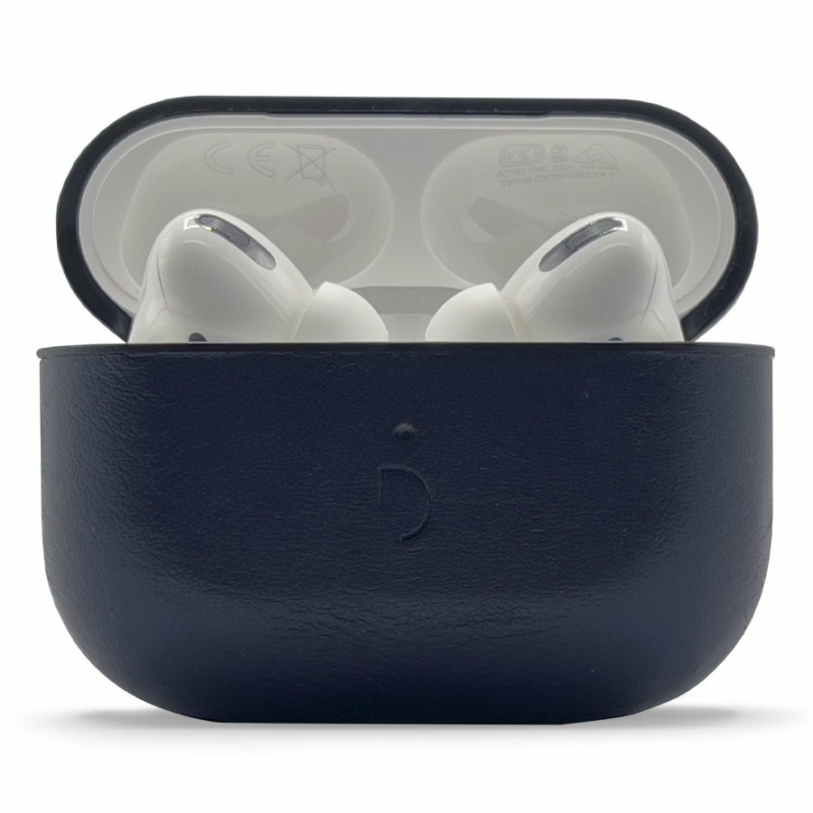 Decoded Airpods Pro | Leather Aircase - Navy