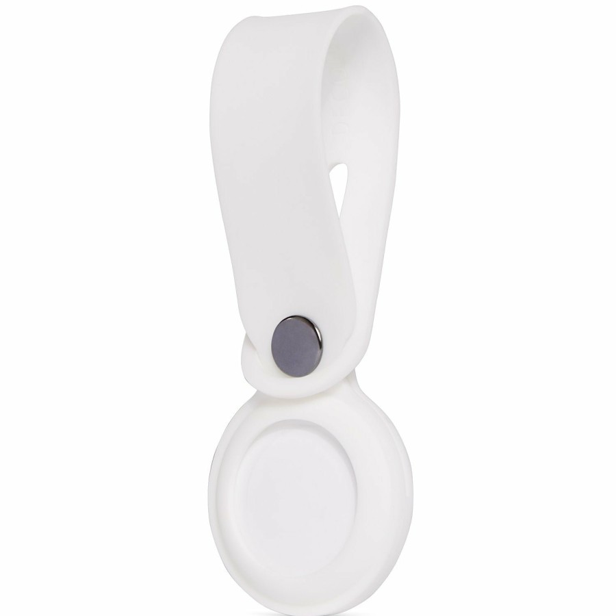 Decoded Airtag Loops | Silicone Airtag Loop - White