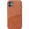 Decoded Iphone 11 Series | Leather Back Cover Card Case - Brown