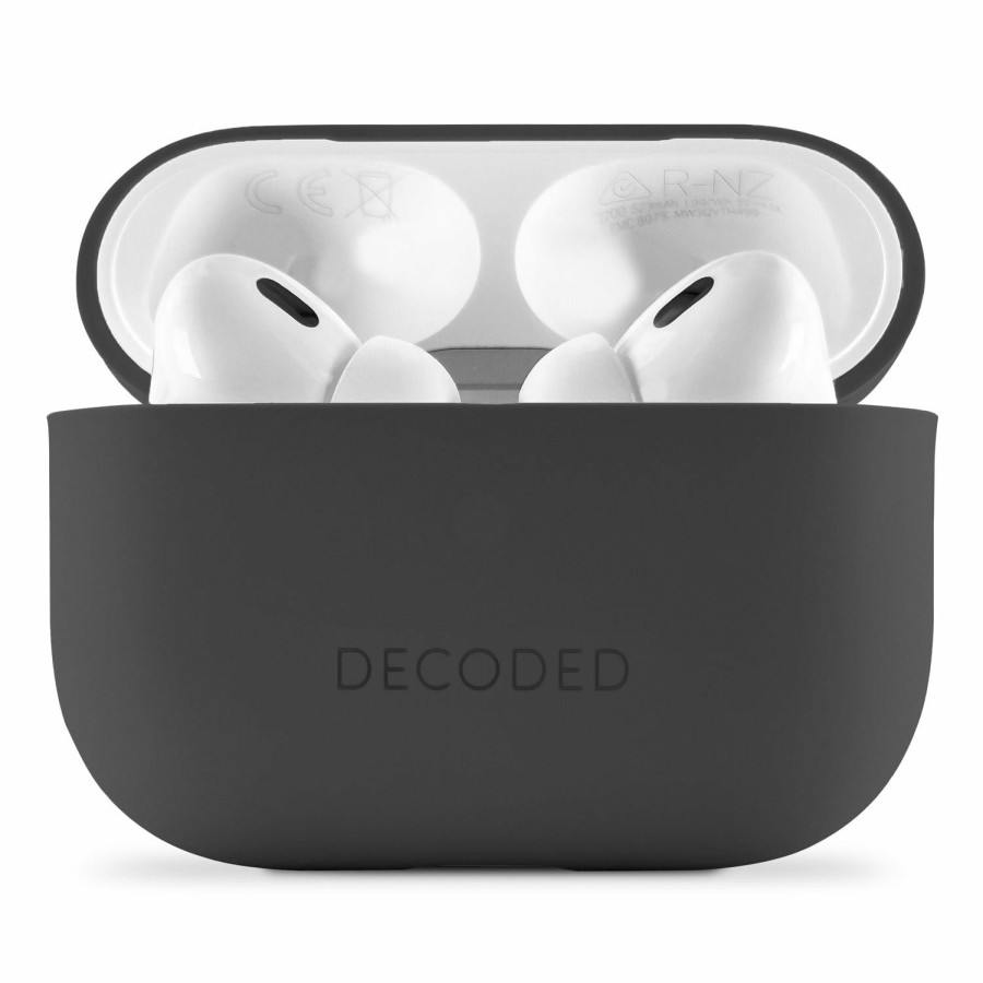 Decoded Airpods Pro | Silicone Aircase Pro 1 & 2 - Charcoal