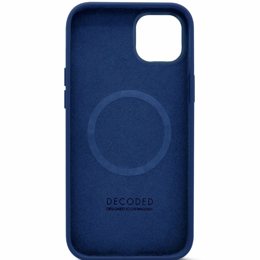 Decoded Iphone 14 Series | Antimicrobial Silicone Back Cover - Navy Peony