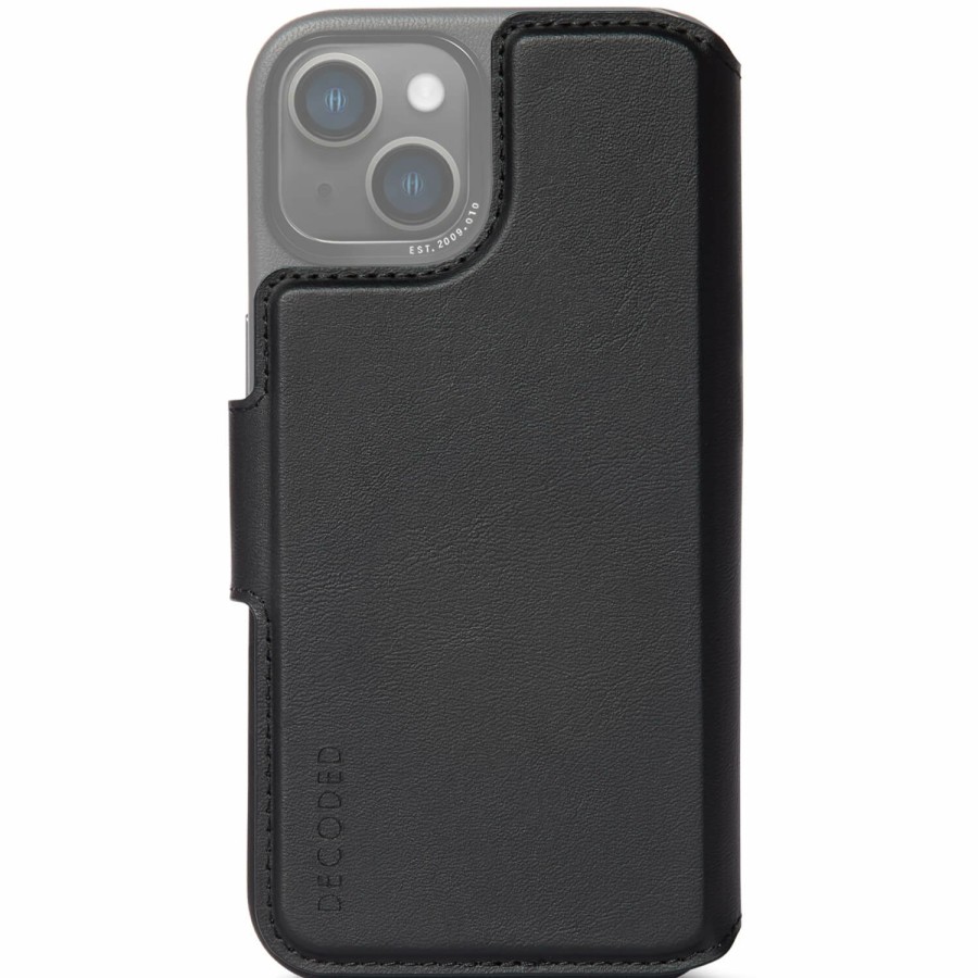 Decoded Iphone 14 Series | Leather Modu Wallet - Black